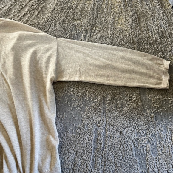 Brunello Cucinelli Cotton sweater oversized boxy fit cream beige medium - Picture 8 of 9